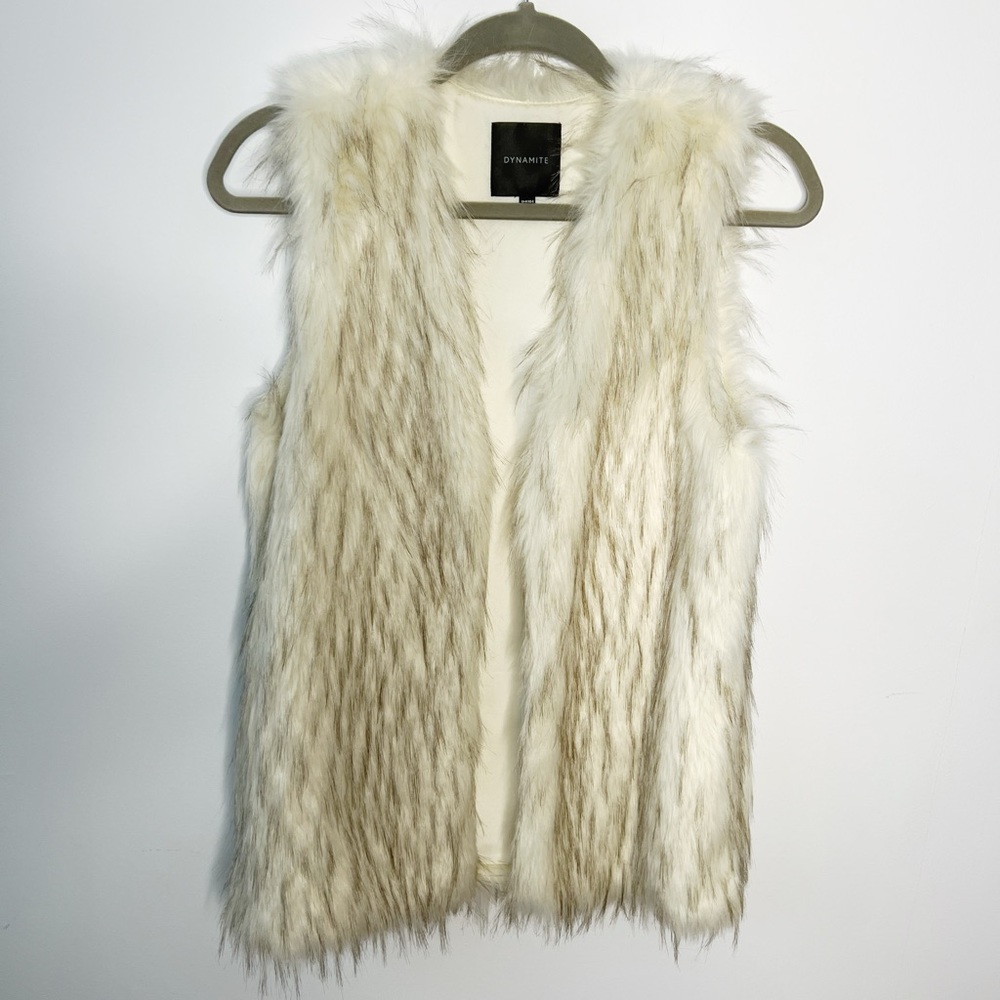 DYNAMITE | Faux Fur Vest